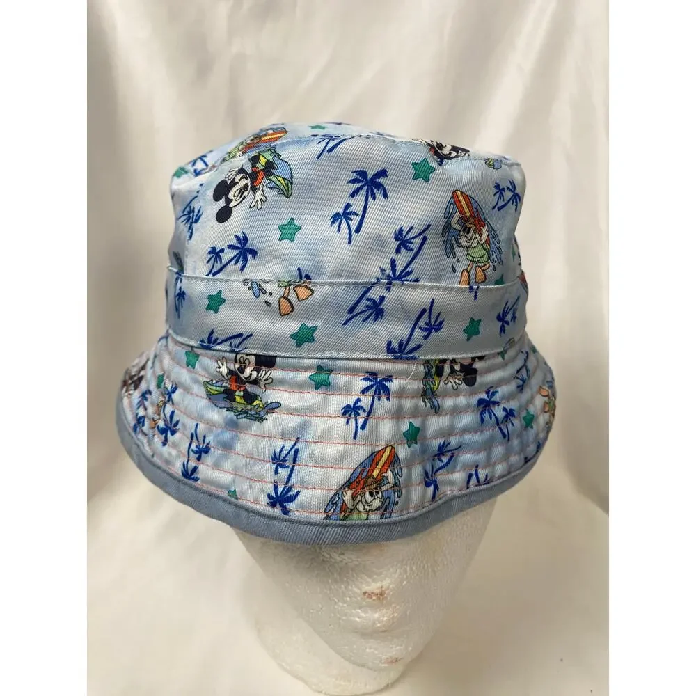 Disney Mickey Junior Reversible Bucket Hat Blue Orange for Toddler